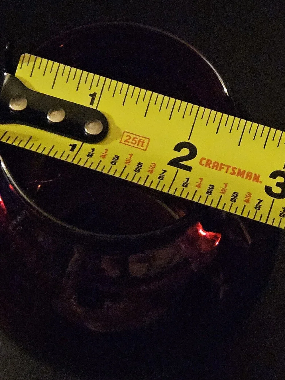Vtg Anchor Hocking Anchorglass Royal Ruby Ref 4